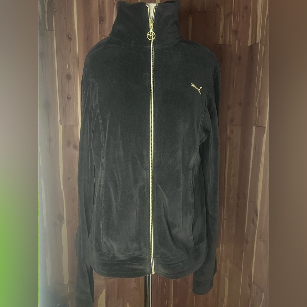 Velvet puma track jacket